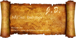 Jász Dalibor névjegykártya